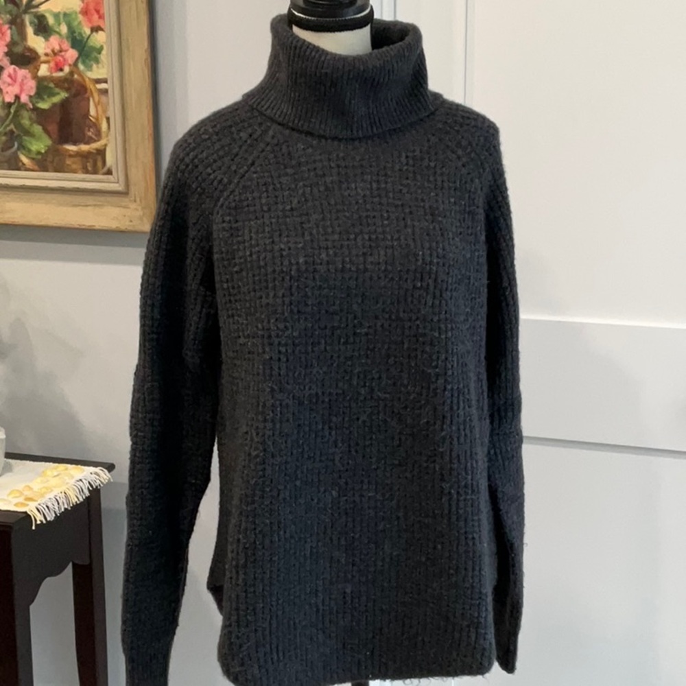 Womens Winter Cowlneck Sweater - Picture 2 of 7